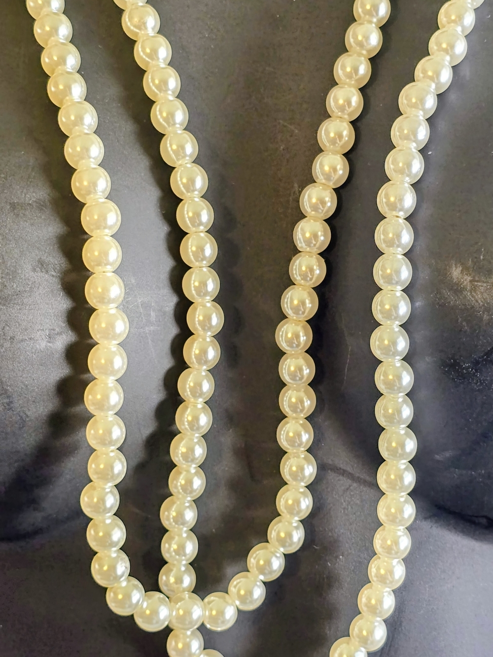 Classic White  Pearl Necklace - Elegant Women’s Jewelry New 16 Inch 2 Strand